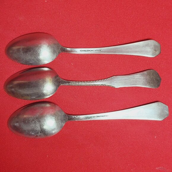 Chicago Kansas City Collectible Silverplated Commemorative Spoons Set of 3 - Picture 5 of 11